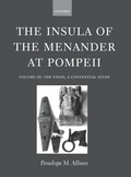 Cover: The Insula of the Menander at Pompeii - Oxford University Press