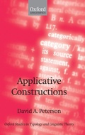 Cover: Applicative Constructions - Oxford University Press