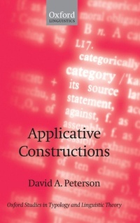 Enlarge image Cover: Applicative Constructions - Oxford University Press