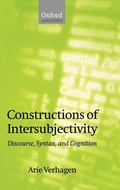 Cover: Constructions of Intersubjectivity - Oxford University Press