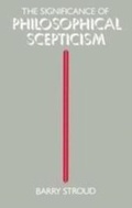 Cover: Significance of Philosophical Scepticism - Oxford University Press