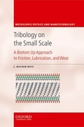 Cover: Tribology on the Small Scale - Oxford University Press