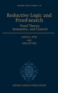Enlarge image Cover: Reductive Logic and Proof-search - Oxford University Press