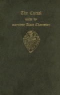 Cover: The Curial made by maystere Alain Charretier Translated thus in Englyssh by William Caxton 1484 - Oxford University Press