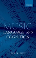Cover: Music, Language, and Cognition - OUP eBook