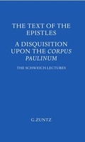 Cover: The Text of the Epistles - Oxford University Press