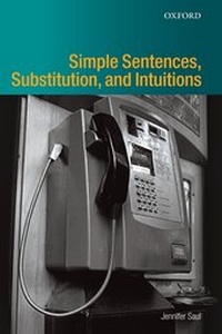 Enlarge image Cover: Simple Sentences, Substitution, and Intuitions - Clarendon Press