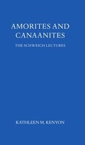 Cover: Amorites and Canaanites 1963 - Oxford University Press