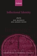 Cover: Inflectional Identity - Oxford University Press