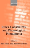 Cover: Rules, Constraints, and Phonological Phenomena - Oxford University Press