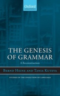 Cover: The Genesis of Grammar - Oxford University Press