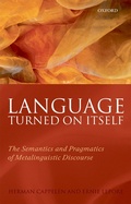 Cover: Language Turned on Itself - OUP eBook