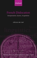 Cover: French Dislocation - Oxford University Press
