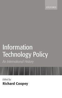 Enlarge image Cover: Information Technology Policy - Oxford University Press