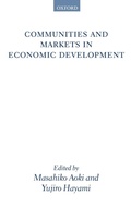 Cover: Communities and Markets in Economic Development - Oxford University Press