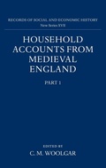 Cover: Household Accounts from Medieval England - Oxford University Press