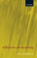 Cover: Reflections on Meaning - Oxford University Press