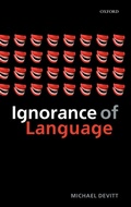 Cover: Ignorance of Language - Oxford University Press