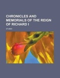 Cover: Chronicles and Memorials of the Reign of Richard I - Rarebooksclub.com