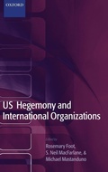Cover: US Hegemony and International Organizations - Oxford University Press