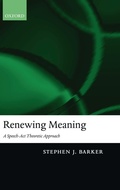 Cover: Renewing Meaning - Oxford University Press