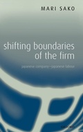 Cover: Shifting Boundaries of the Firm - Oxford University Press