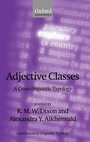 Cover: Adjective Classes - Oxford University Press