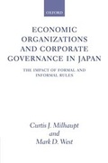 Cover: Economic Organizations and Corporate Governance in Japan - Oxford University Press