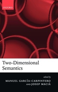 Cover: Two-Dimensional Semantics - Oxford University Press