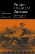 Cover: Pension Design and Structure - Oxford University Press