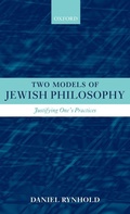 Cover: Two Models of Jewish Philosophy - Oxford University Press
