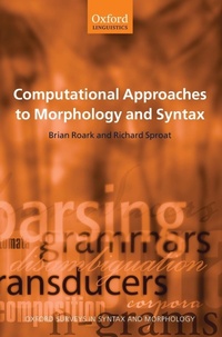 Abbildung von: Computational Approaches to Morphology and Syntax - Oxford University Press