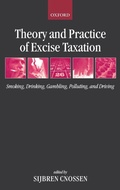 Cover: Theory and Practice of Excise Taxation - Oxford University Press