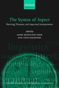 Cover: The Syntax of Aspect - Oxford University Press