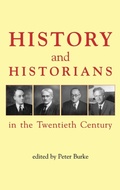 Cover: History and Historians in the Twentieth Century - Oxford University Press
