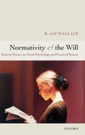 Cover: Normativity and the Will - Clarendon Press