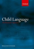 Cover: Child Language - Oxford University Press