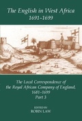Cover: The English in West Africa, 1691-1699 - Oxford University Press