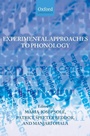 Cover: Experimental Approaches to Phonology - Oxford University Press