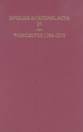 Cover: English Episcopal Acta 34, Worcester 1186-1218 - Oxford University Press