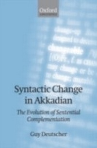 Abbildung von: Syntactic Change in Akkadian - Oxford University Press