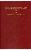 Cover: Salisbury 1229-1262 - Oxford University Press