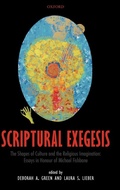 Cover: Scriptural Exegesis - Oxford University Press