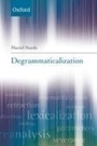 Cover: Degrammaticalization - Oxford University Press