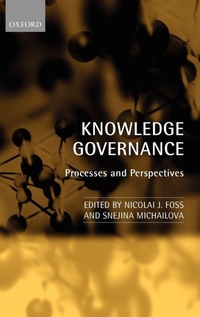 Enlarge image Cover: Knowledge Governance - Oxford University Press
