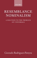 Cover: Resemblance Nominalism - OUP eBook