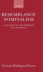 Cover: Resemblance Nominalism - Oxford University Press