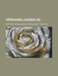 Cover: Verhandlungen (9 ) - Rarebooksclub.com