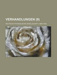Enlarge image Cover: Verhandlungen (9 ) - Rarebooksclub.com