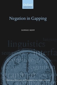 Enlarge image Cover: Negation in Gapping - OUP Oxford